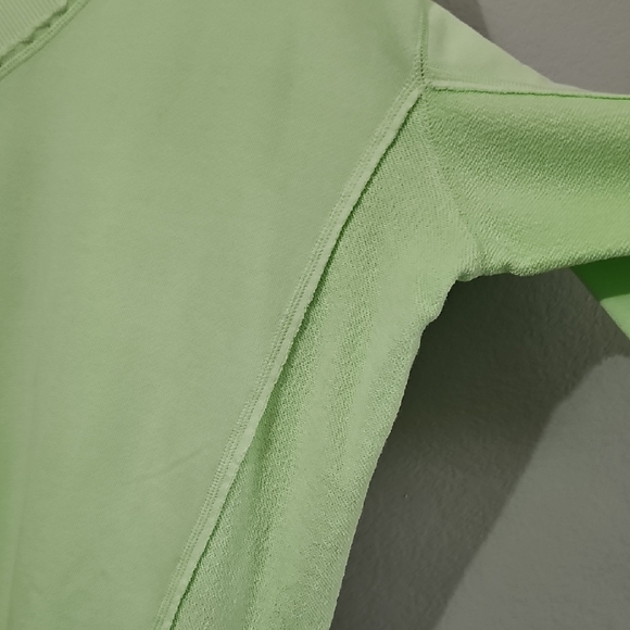 Aerie Find Your Moment In The Sun Sweatshirt Pistachio Womens Small Oversized - Picture 8 of 9